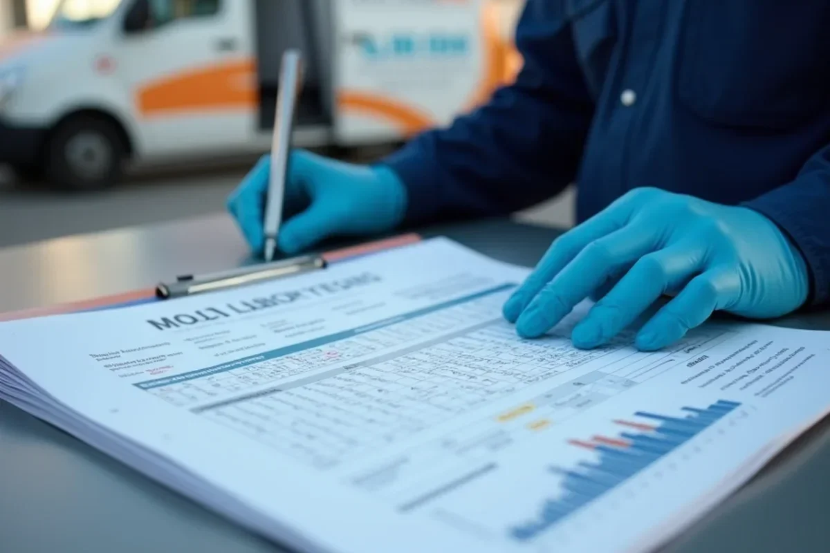 Microbiology laboratory test report detailing mold spore genus concentrations and findings